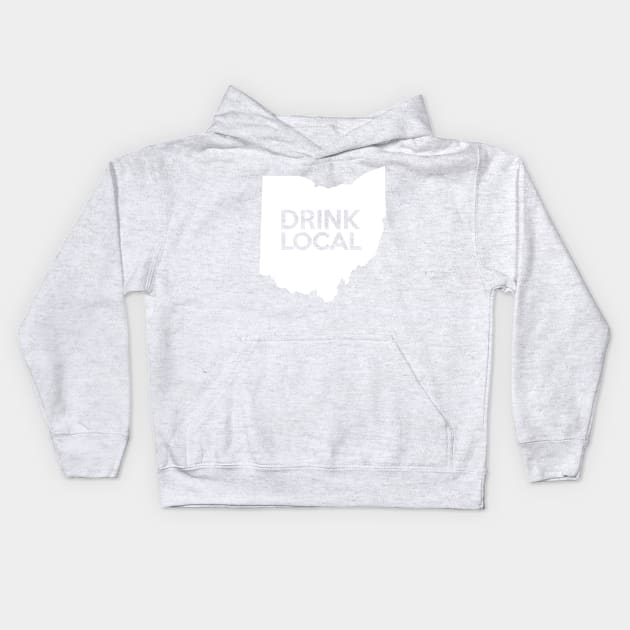 Ohio Drink Local OH Kids Hoodie by mindofstate